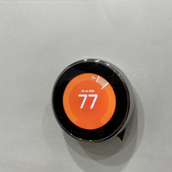 Google Nest Learning Thermostat 3rd Gen-(white/black/Steeles /polished)-USED gallery