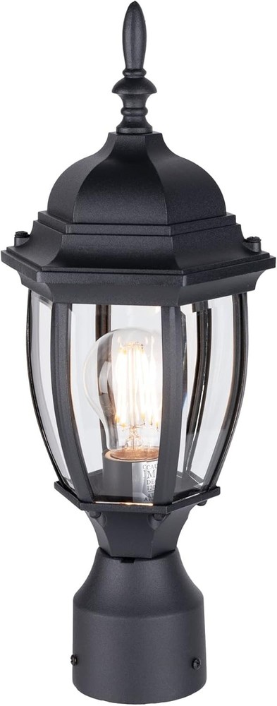 Lit-Path Post Mount Matte Black Finish LT-PL00R-BK Outdoor Wet Location Light