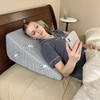 Sacred Thread Memory Foam Wedge Pillow 12-Inch Elevated Support Triangle gallery