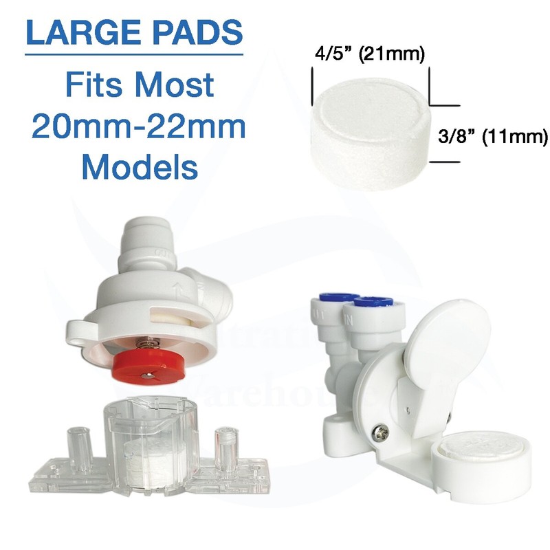 Replacement Pads TEN PACK For Mechanical Leak Detectors/Water Stop Valves (20mm) gallery