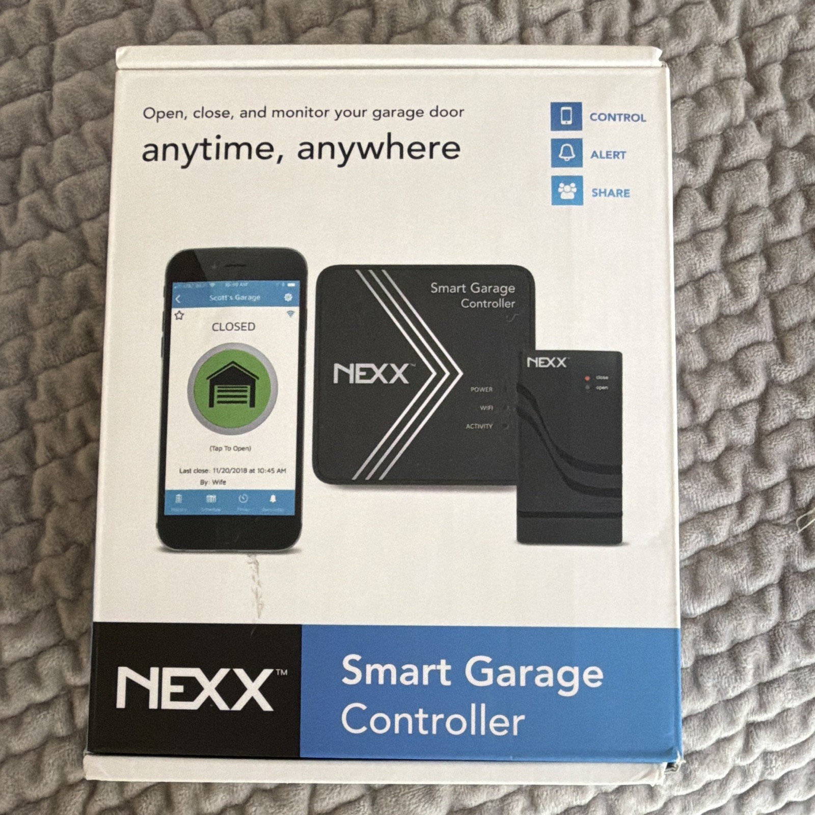 Nexx NXG-200 Smart Garage Controller Wi-Fi Bluetooth Smartphone Control Sensor gallery