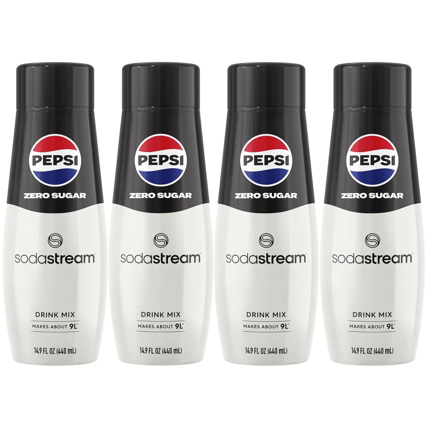 SodaStream® Pepsi® Zero Sugar Beverage Mix (440ml, 14.9 Fl Oz (Pack of 4) gallery