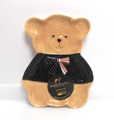 Dabney Lee Ceramic Spoon Rest American Patriotic Teddy Bear