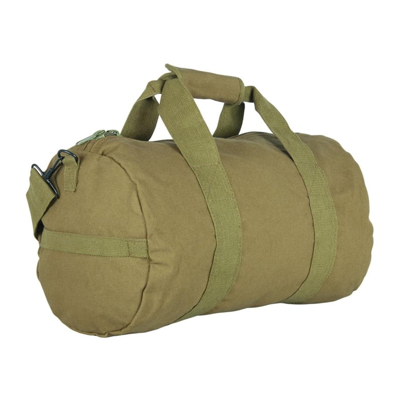 Canvas Roll Bag, Olive Drab, 9 x 18-Inch