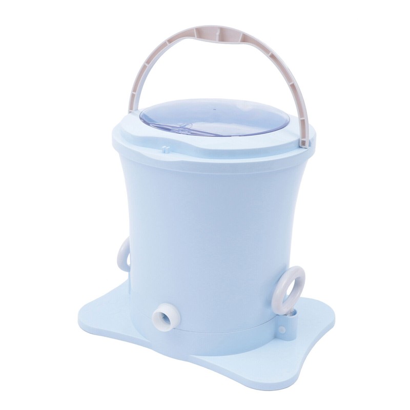 Mini Dryer Portable Compact Clothes Spin Dryer Manual Home Laundry Dryer Blue gallery