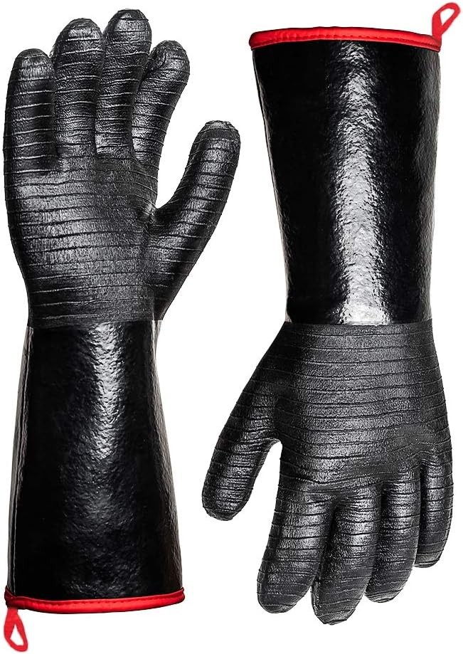 932°F Extreme Heat Resistant Gloves for Grill Bbq,Aillary Waterproof Long Sleeve gallery