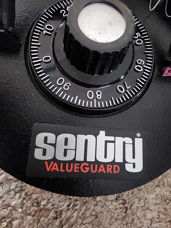 Sentry cylinder floor safe with combination lock new valueguard gallery