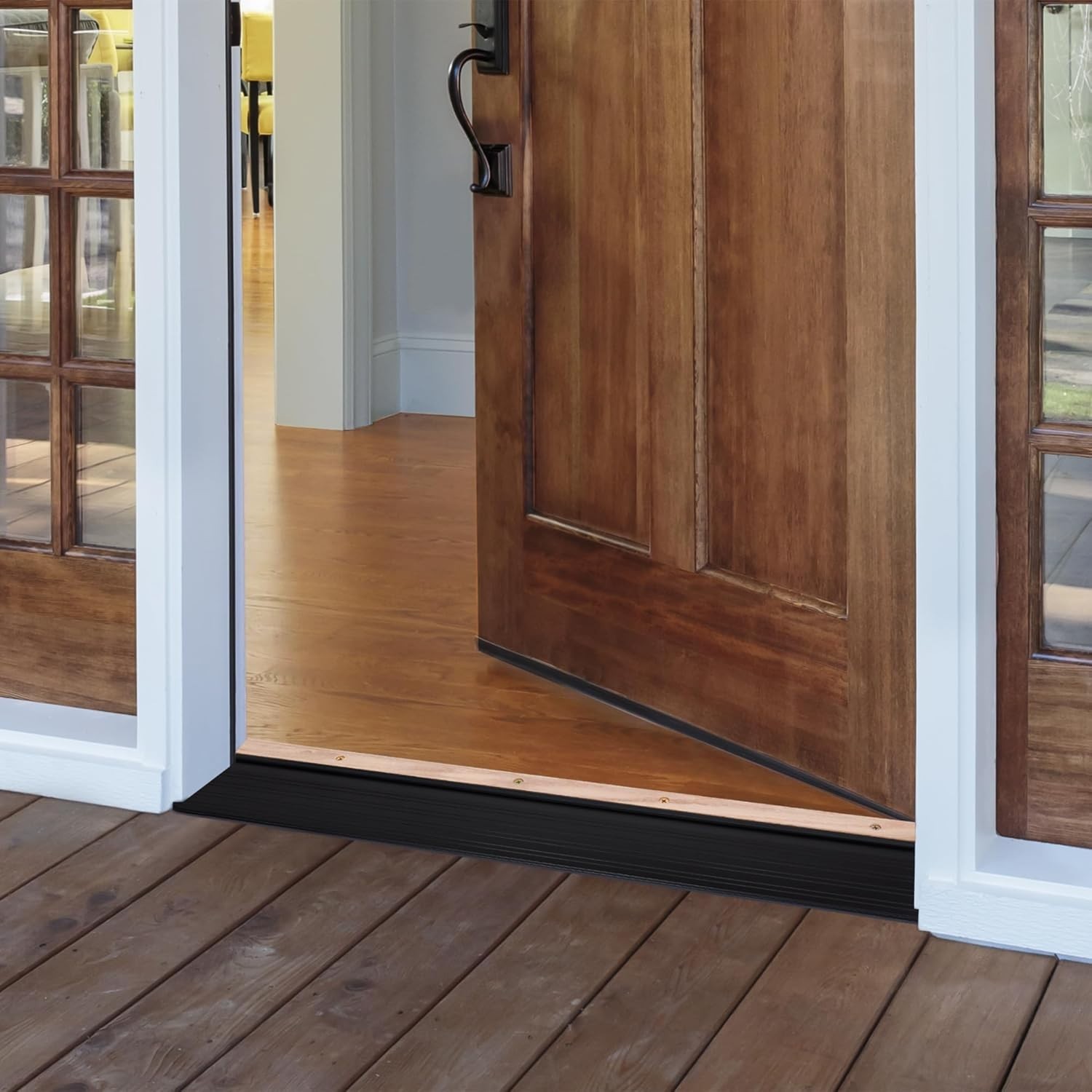 5-5/8 In. X 3 Ft. Bronze Sill Threshold | Bronze Adjustable Aluminum × Hardwood gallery