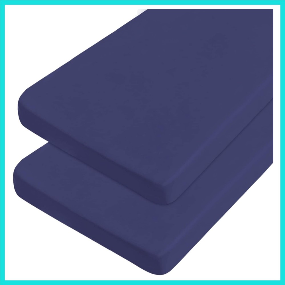 Cot Sheets 31" x 75", 2 Pack Cot Size Sheet Fitted with Narrow Twin/Camp Bunk...