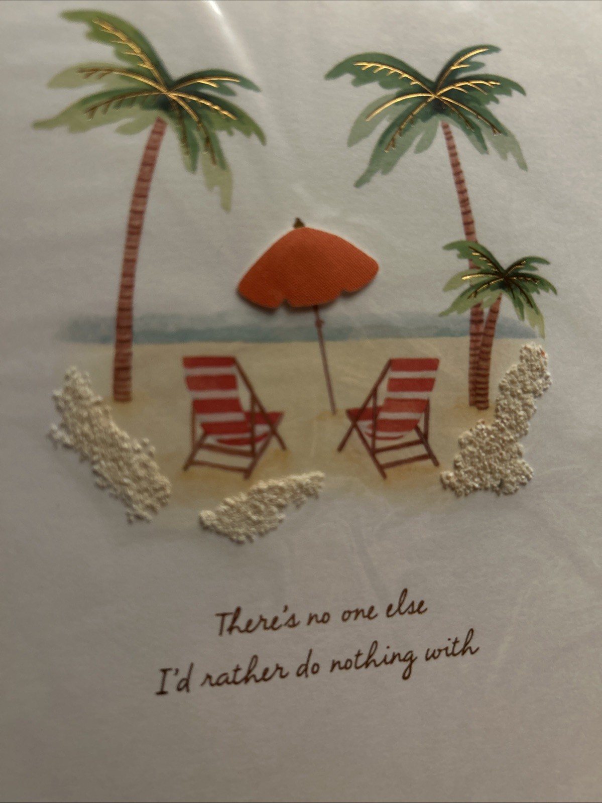 Papyrus “There Is No One Else I’d Rather Do Nothing With…” Beach Theme New Card gallery