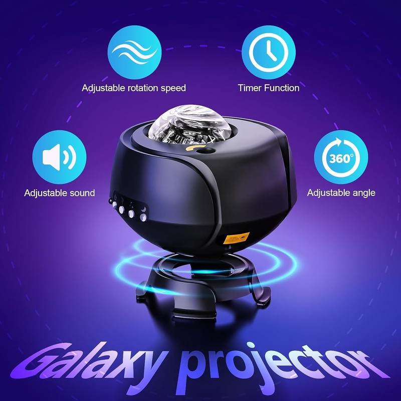 The Largest Coverage Area Galaxy Lights Projector 2.0 Star Projector Remote gallery