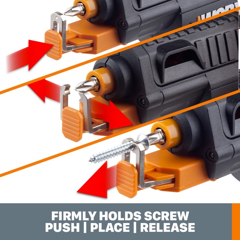 WORX WX255L SD Semi-Automatic Cordless Screw Driver with Screw Holder gallery