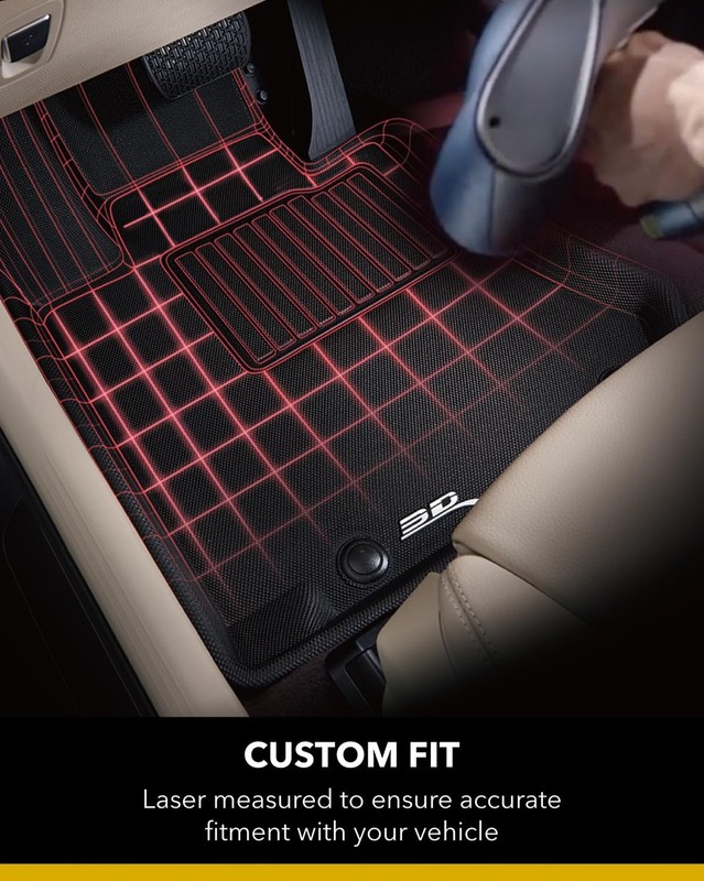 3D MAXpider Front Row Custom Fit All-Weather Floor Mat for Select Lexus GS/ G... gallery