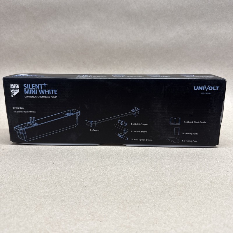 Aspen Pumps Silent + Mini White Condensate Removal Pump (New Model) gallery
