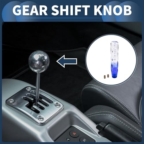 Car Shift Knob Universal for Automatic and Manual Vehicle Gear 25cm Blue gallery