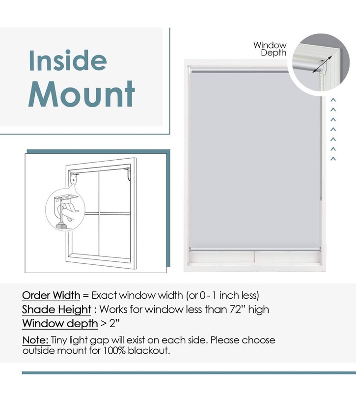 Light Filtering Roller Shades, with 5% Openness Solar Screen 38”W x 72"H (1103) gallery