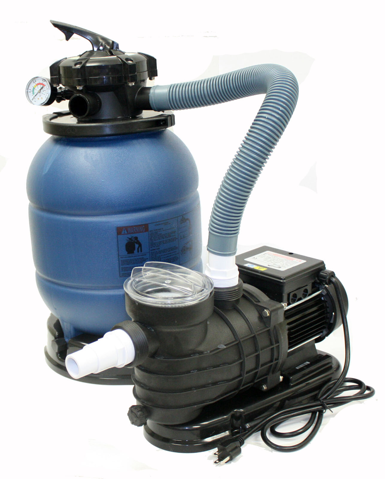 12" Sand Filter & 2400GPH Water Pump System for Intex Above Ground Swimming Pool gallery