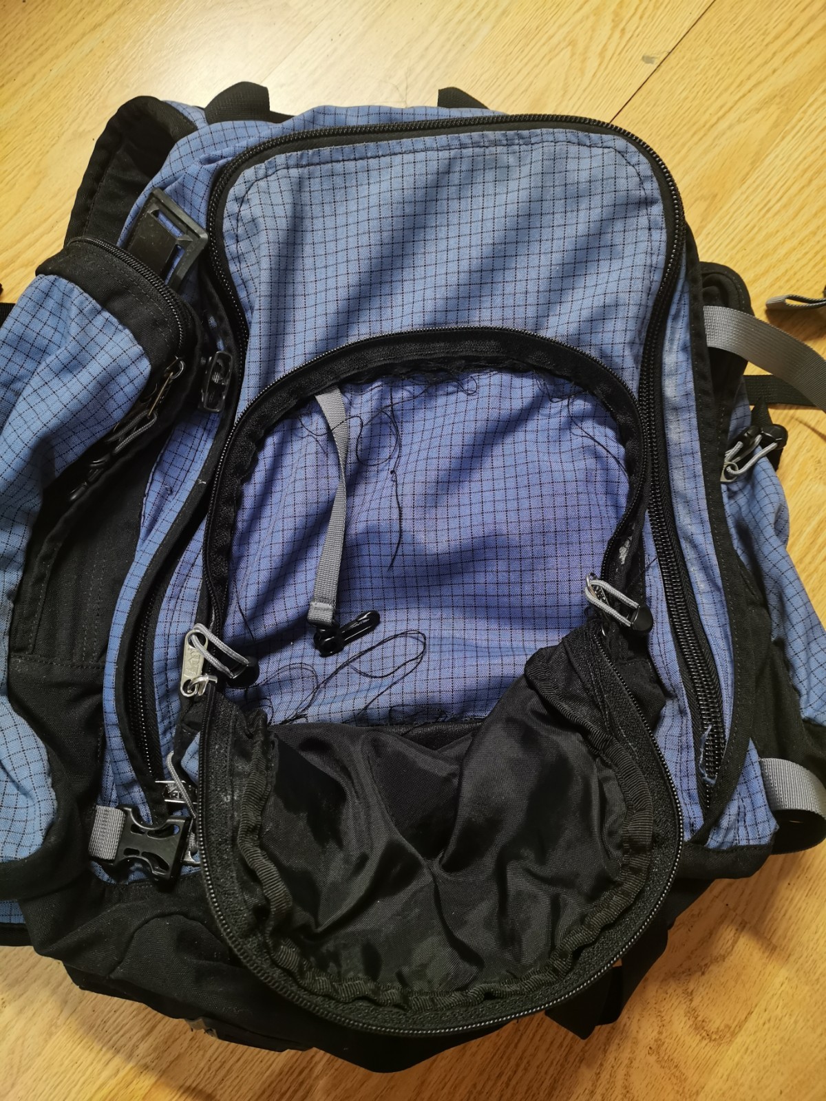 Rei Alpine Hiking Camping Blue Black Backpack 5