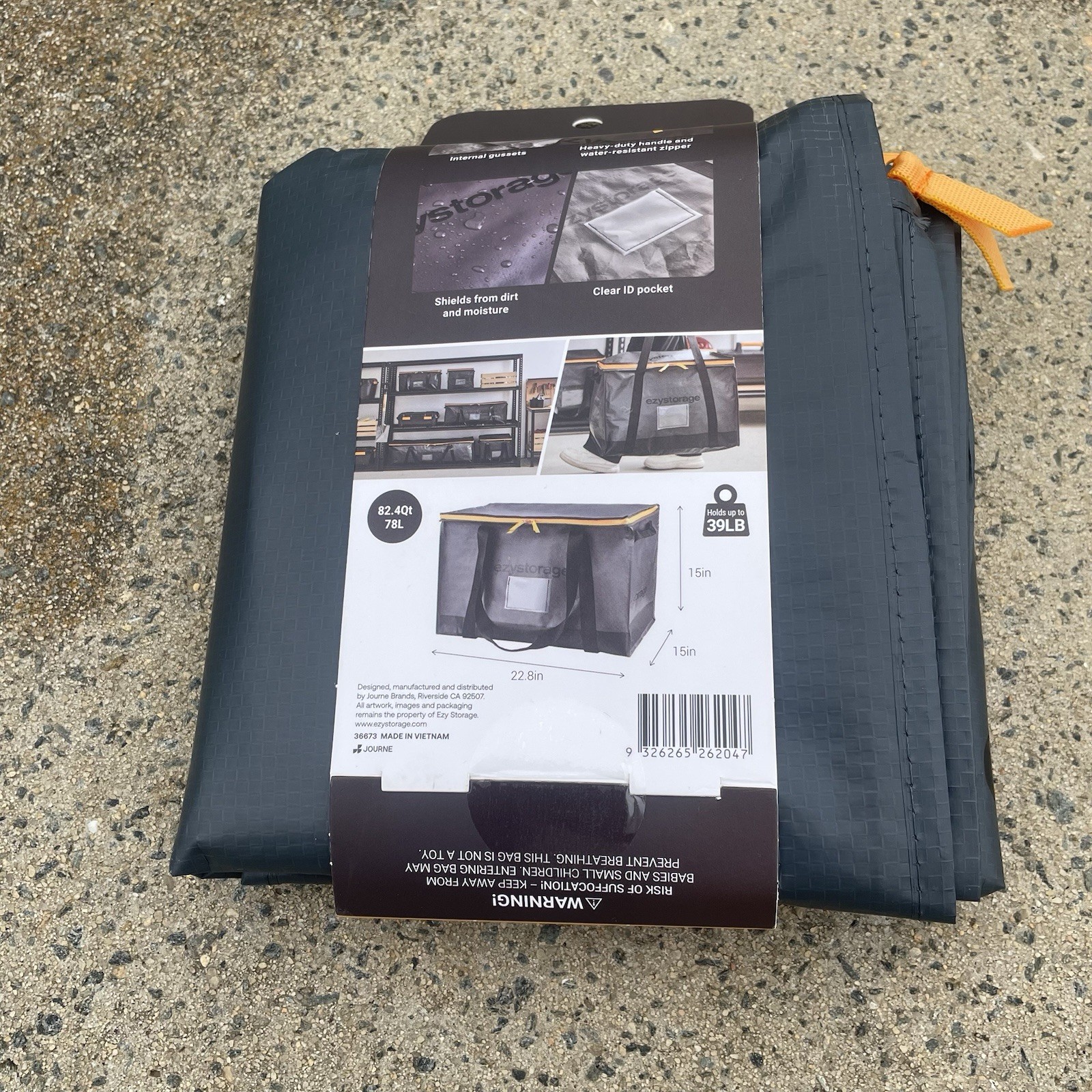 EzyStorage 20.6Gal Utility Bag Holds Up To 39Lb Brand New Never Used gallery