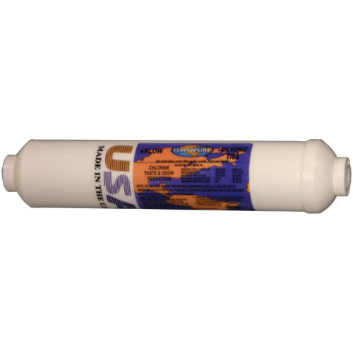 Omnipure K2333-JJ Inline Carbon Water Filter 1/4 Quick Connect gallery