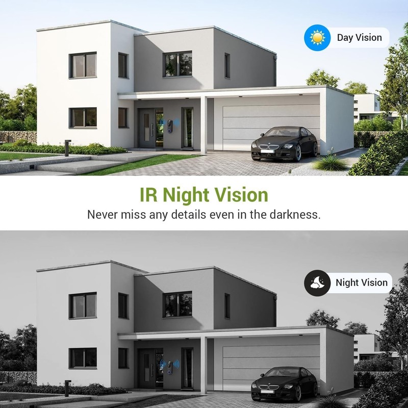 AI-Powered Wireless Doorbell Camera with Instant Motion Alerts & Night Vision gallery