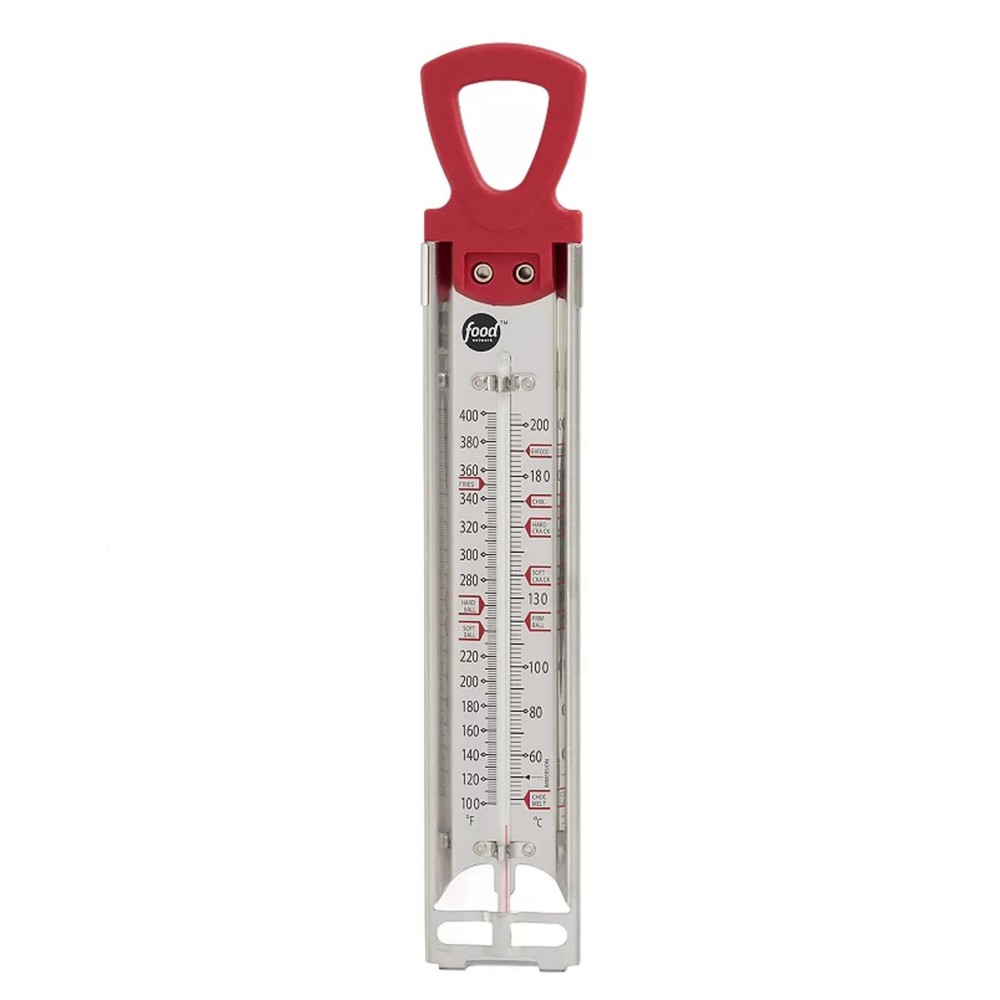 Taylor Food Network Candy Thermometer – Clip-On Stainless Steel Design