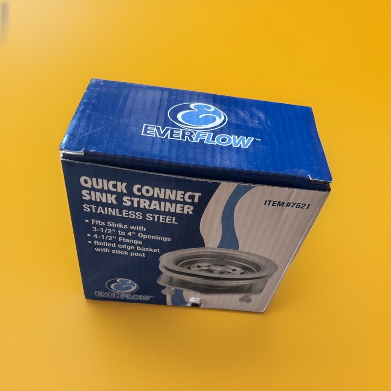 🔥 Everflow Quick Connect Strainer Stainless Steel 3-1/2" to 4" 7521 ~ 1 Unit🔥 gallery