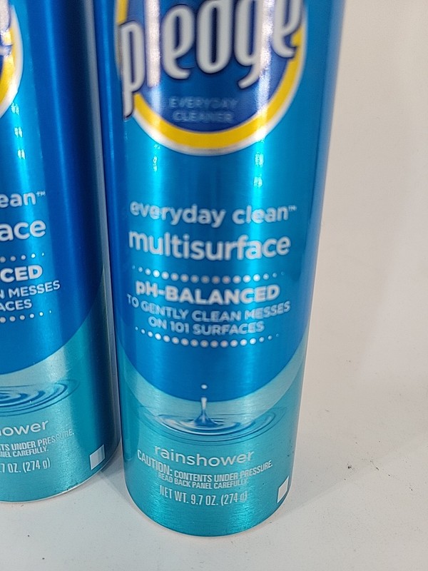 Pledge Everyday Clean Multisurface Cleaner Rainshower Aerosol 9.7 oz 2 Pack gallery