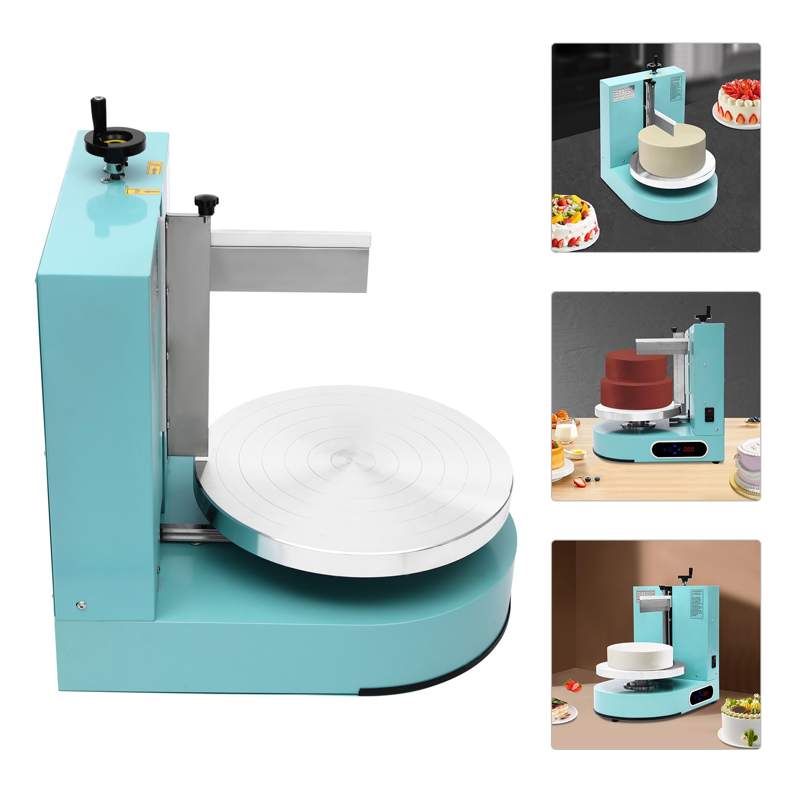 Electric Automatic Cake Cream Butter Coating Machine Cake Spreading Machine 110V gallery