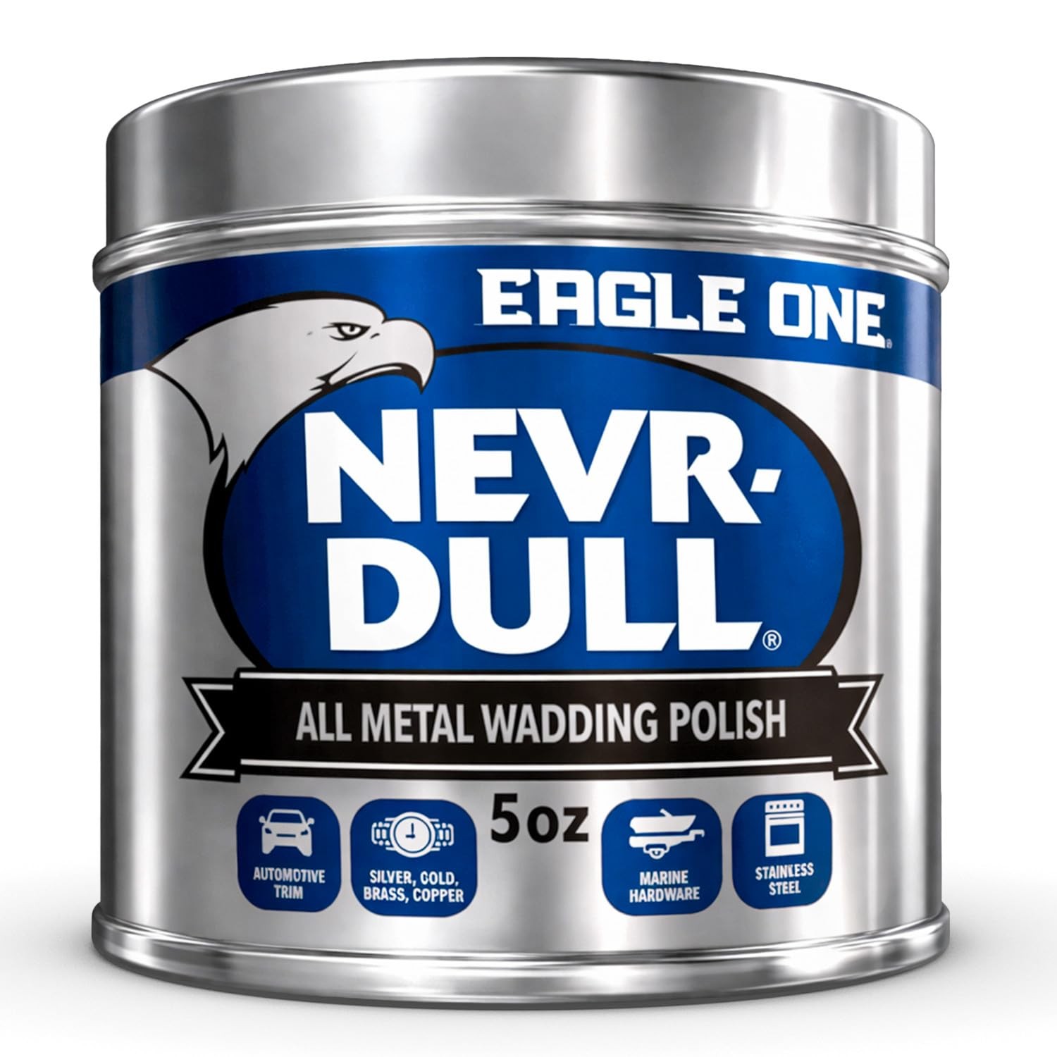 Nevr Dull All Metal Wadding Polish, Chrome and Metal Cleaner for Cars, Kitche... gallery