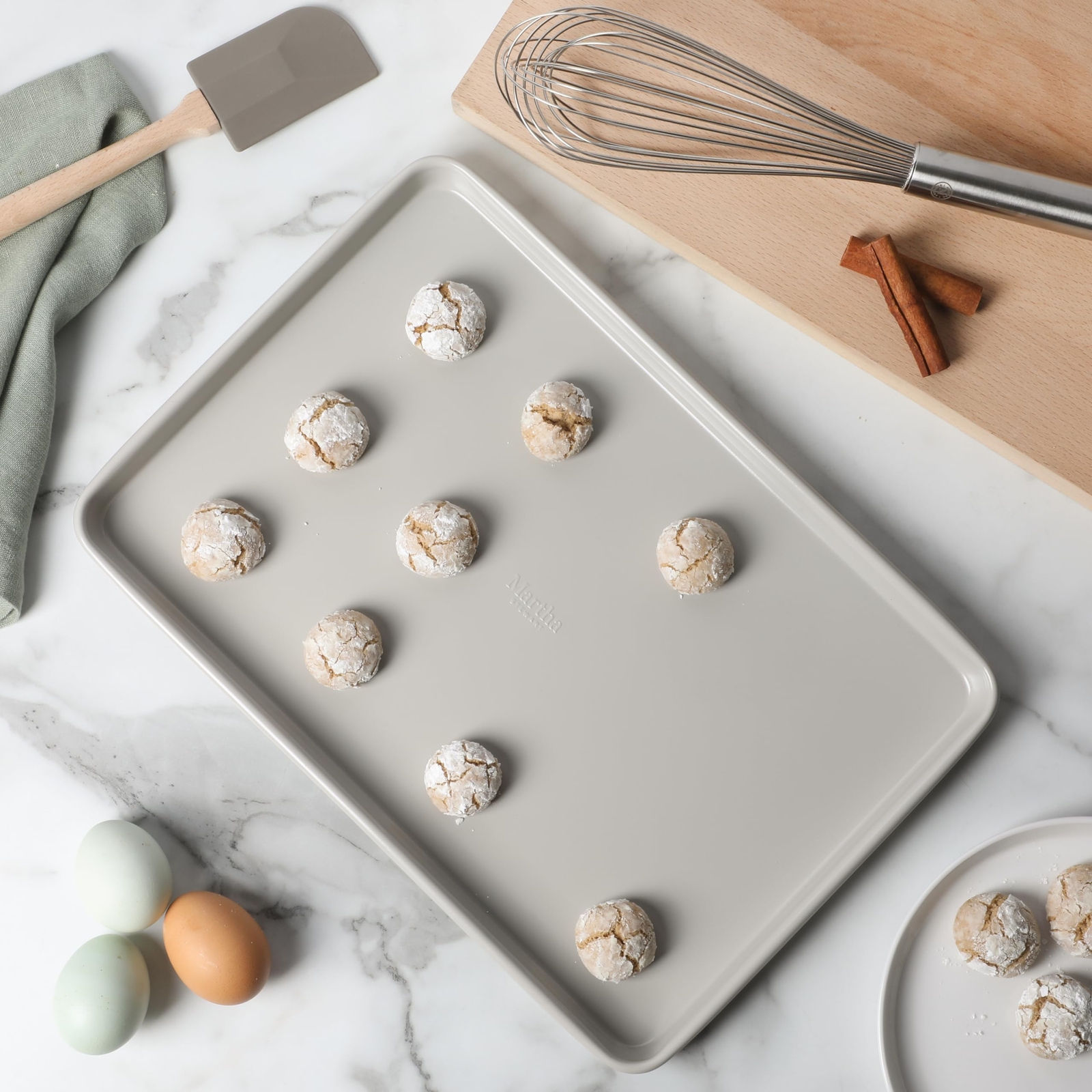 Gallen 15 x 10 Inch Nonstick Carbon Steel Cookie Sheet - Cool Grey gallery