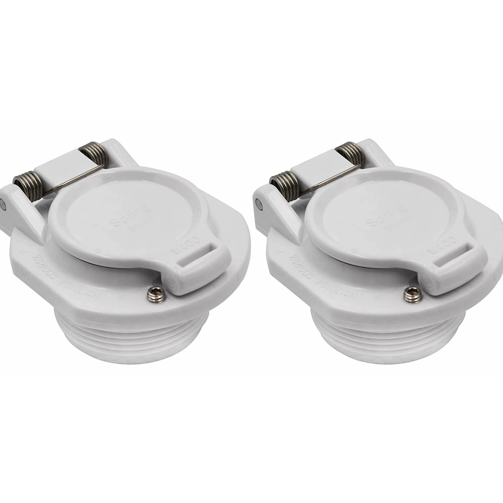 2X Vacuum Lock Safety Pool Wall Fitting For Hayward Vac Lock W400BWHP White gallery