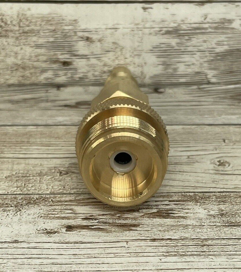 1Lb Propane Disposal Adapter Fitting with 1/4 Quick Connect Disconnect Adapter gallery