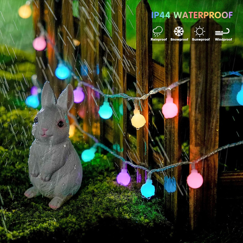 100 LED Connectable Easter Lights String Indoor, 33 Ft Globe String Lights Plug gallery