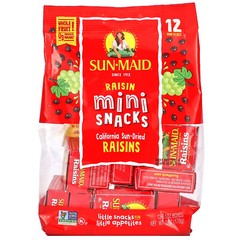 Raisin Mini Snacks, 12 Boxes, 0.5 oz Each