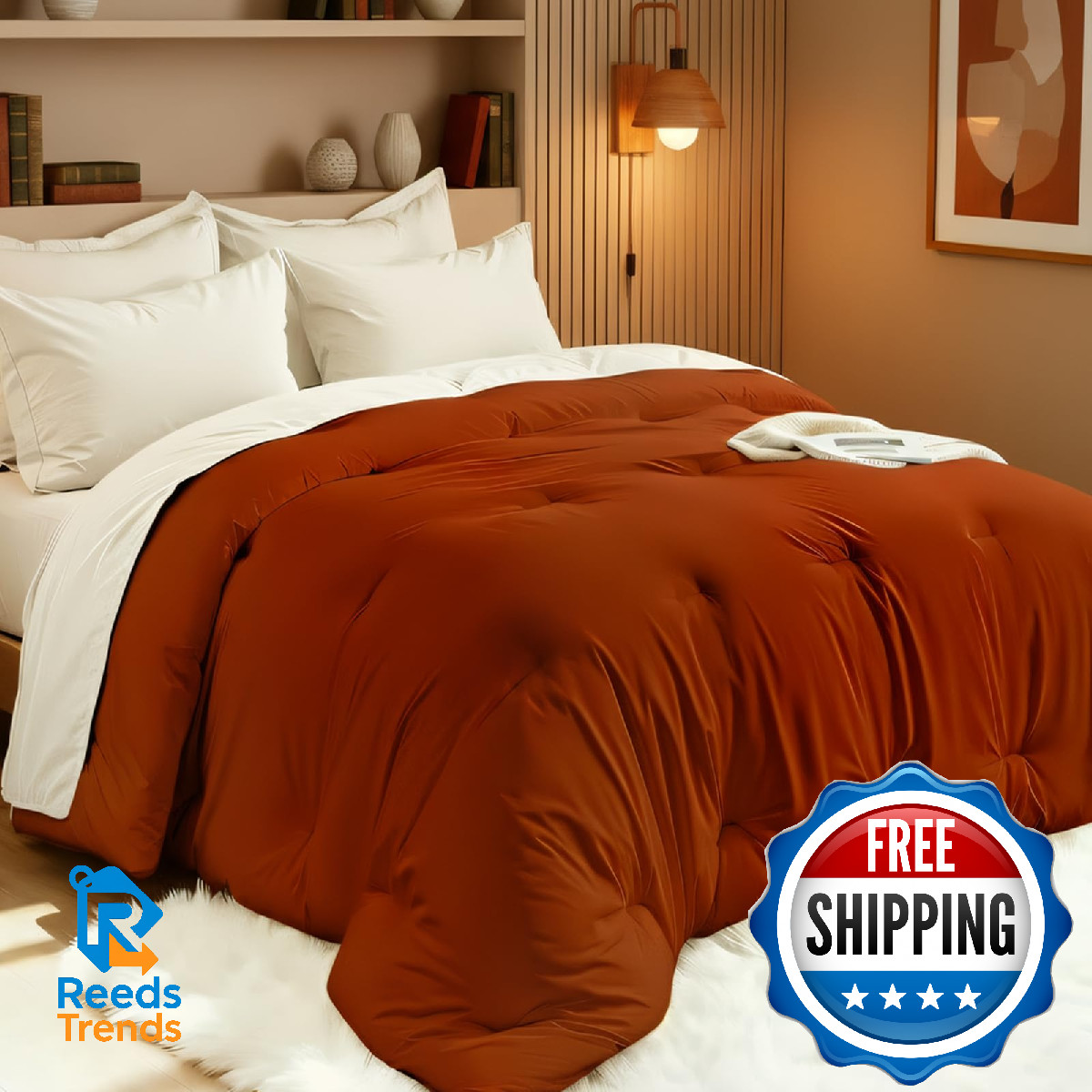 Easthome Comforters King Size, All Season Quilted Bed Comforter, Ultra-Soft Down gallery