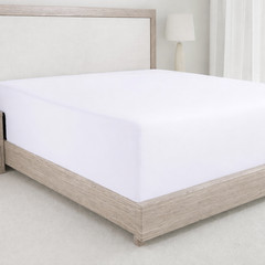 Queen Fitted Sheet Only – 100% Micro 400 Thread Count Sateen, Deep Pocket Fitte