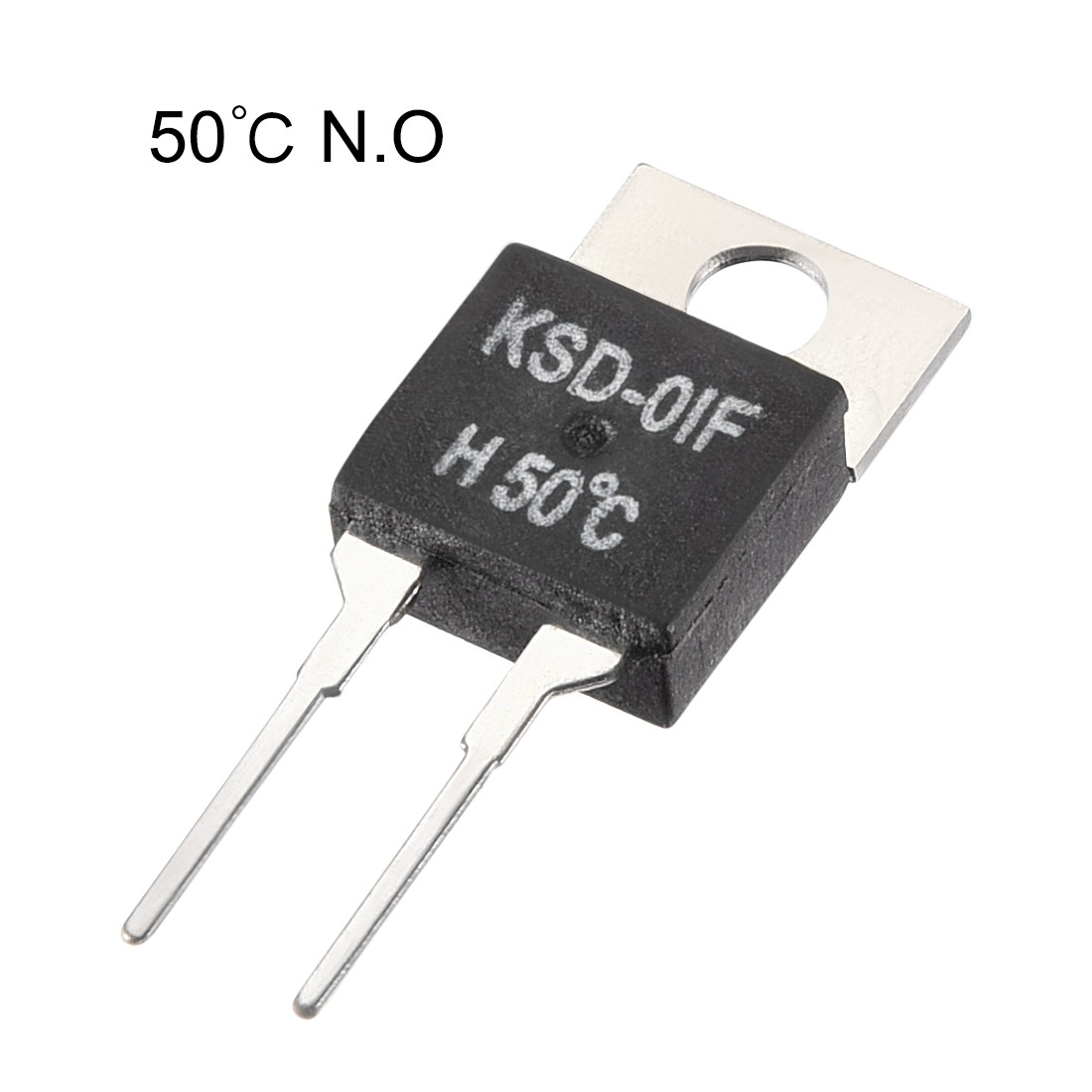 5Pcs KSD-01F Thermostat Temperature Controller 50℃ NO Normal Open gallery