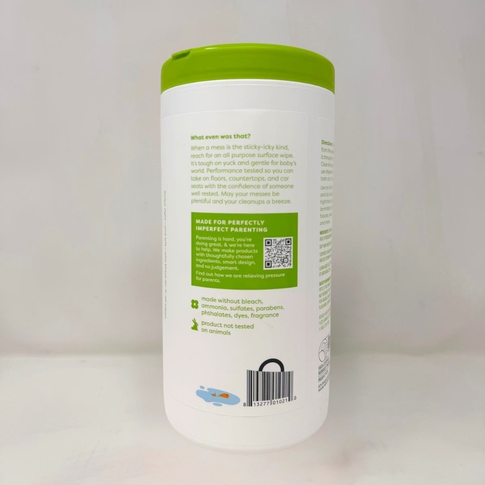 3 Pack - Babyganics All-Purpose Surface Wipes, Fragrance-Free, 75 Count gallery