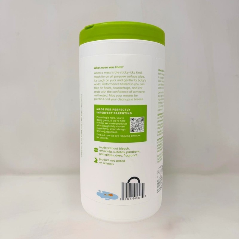 3 Pack - Babyganics All-Purpose Surface Wipes, Fragrance-Free, 75 Count gallery