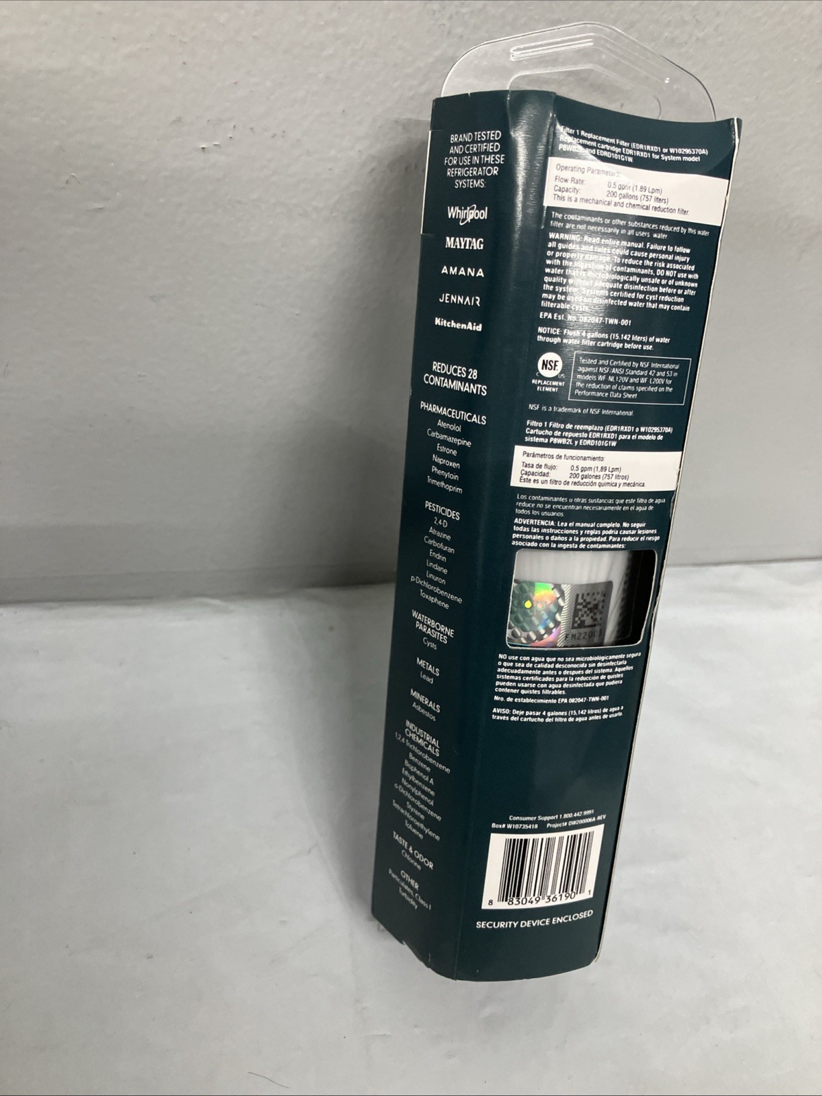 Whirlpool EveryDrop 1 Refrigerator White Water Filter - EDR1RXD1 gallery