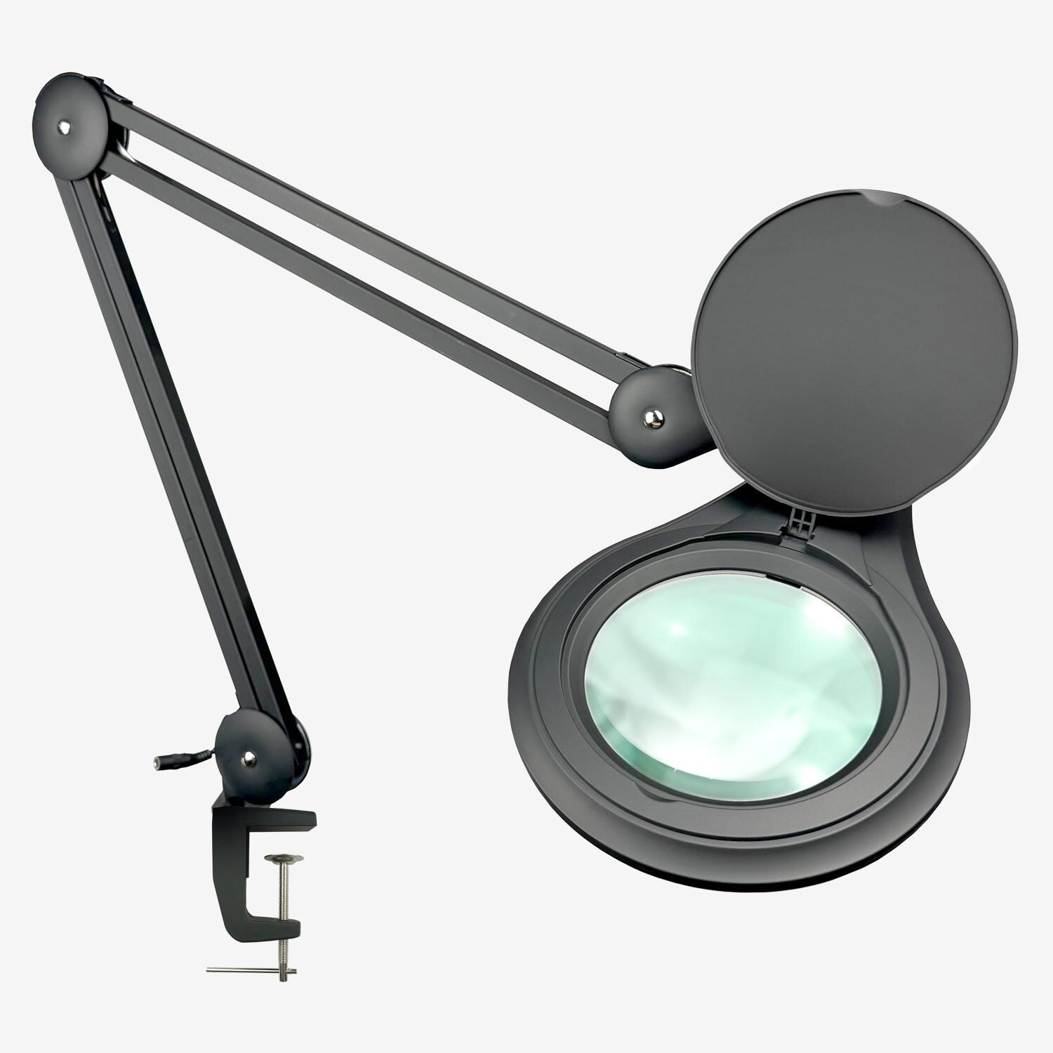 ESD LED Magnifying Lamp w/ Clamp for PCB Soldering, Electronics Repair gallery