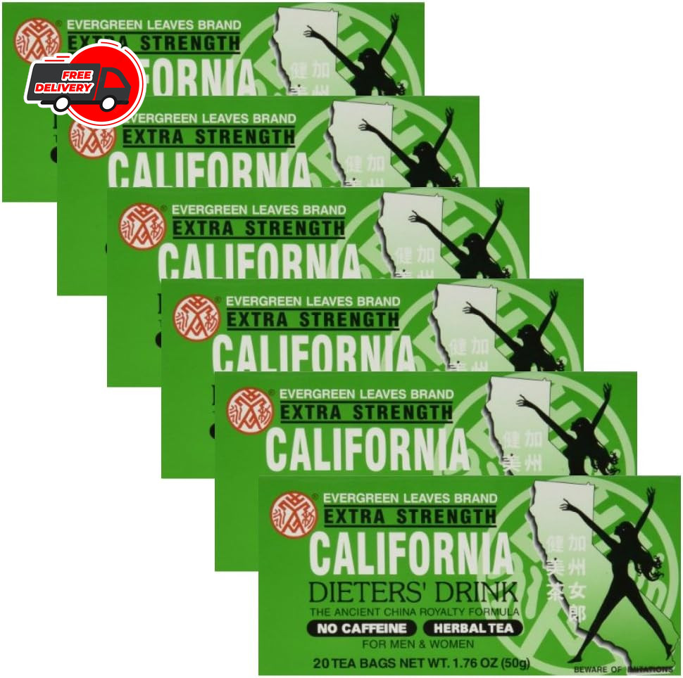 California Dieter's Extra Strength Green Tea 20 Count Pack of 6 gallery