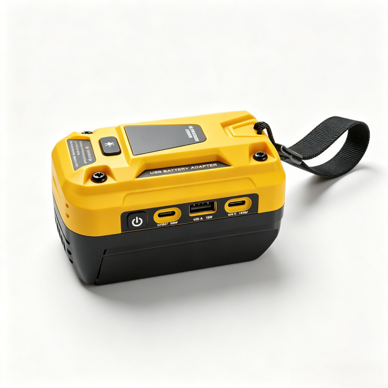 USB Battery Adapter & Voltage Regulator for Dewalt 20V Battery for Camping Work gallery