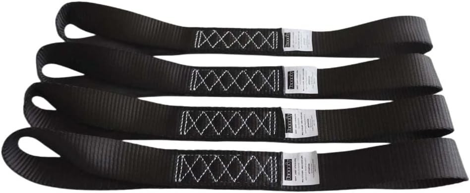 Soft Loop Tie Down Straps 4PK Motorcycle Loops Straps 1.5” x 18” x 10000 LBS gallery