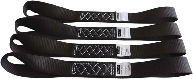 Soft Loop Tie Down Straps 4PK Motorcycle Loops Straps 1.5” x 18” x 10000 LBS gallery
