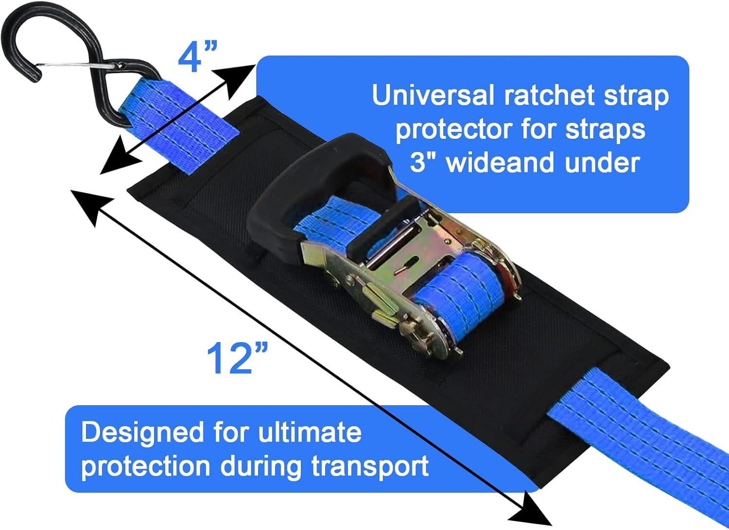 2 PCS Universal Tie Down Strap Protector Sleeve,Protective Sleeves for Ratche... gallery