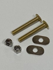 Oval Closet Bolts, 5/16″ x 2-1/4″, Solid Brass, ProPlus #192258