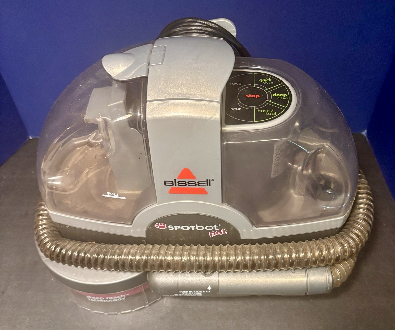 Bissell Spotbot Pet Carpet Cleaner Model 33N8A Works Great. NICE! gallery