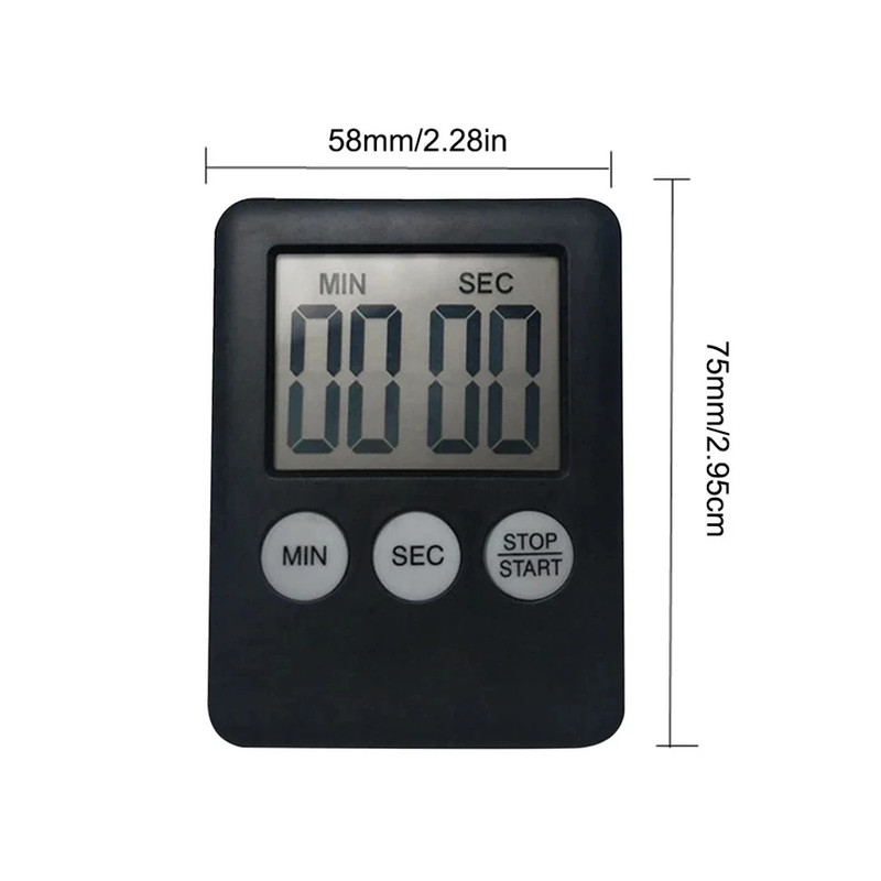 Mini Digital Kitchen Timer Multifunction Stopwatch LCD for Cooking & Sports gallery